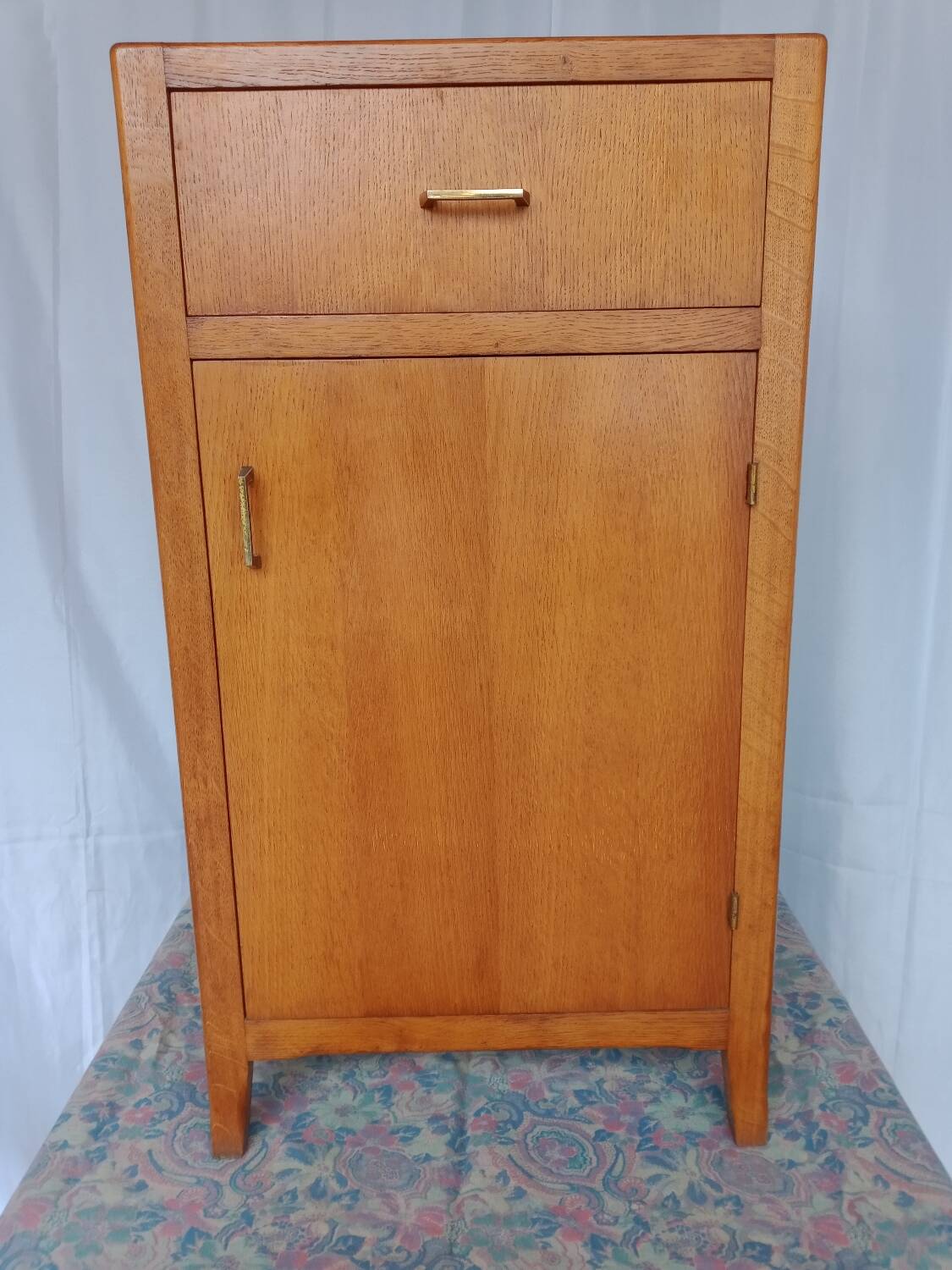 1950s storage unit with one drawer and one door