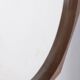 Vintage 1970s wall mirror in wood and rope, Italian design