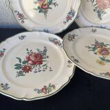 6 Villeroy and Boch Mettlach earthenware soup plates