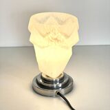 Clichy glass skyscraper table lamp