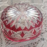 Val Saint Lambert Cup – Double red crystal – Signed