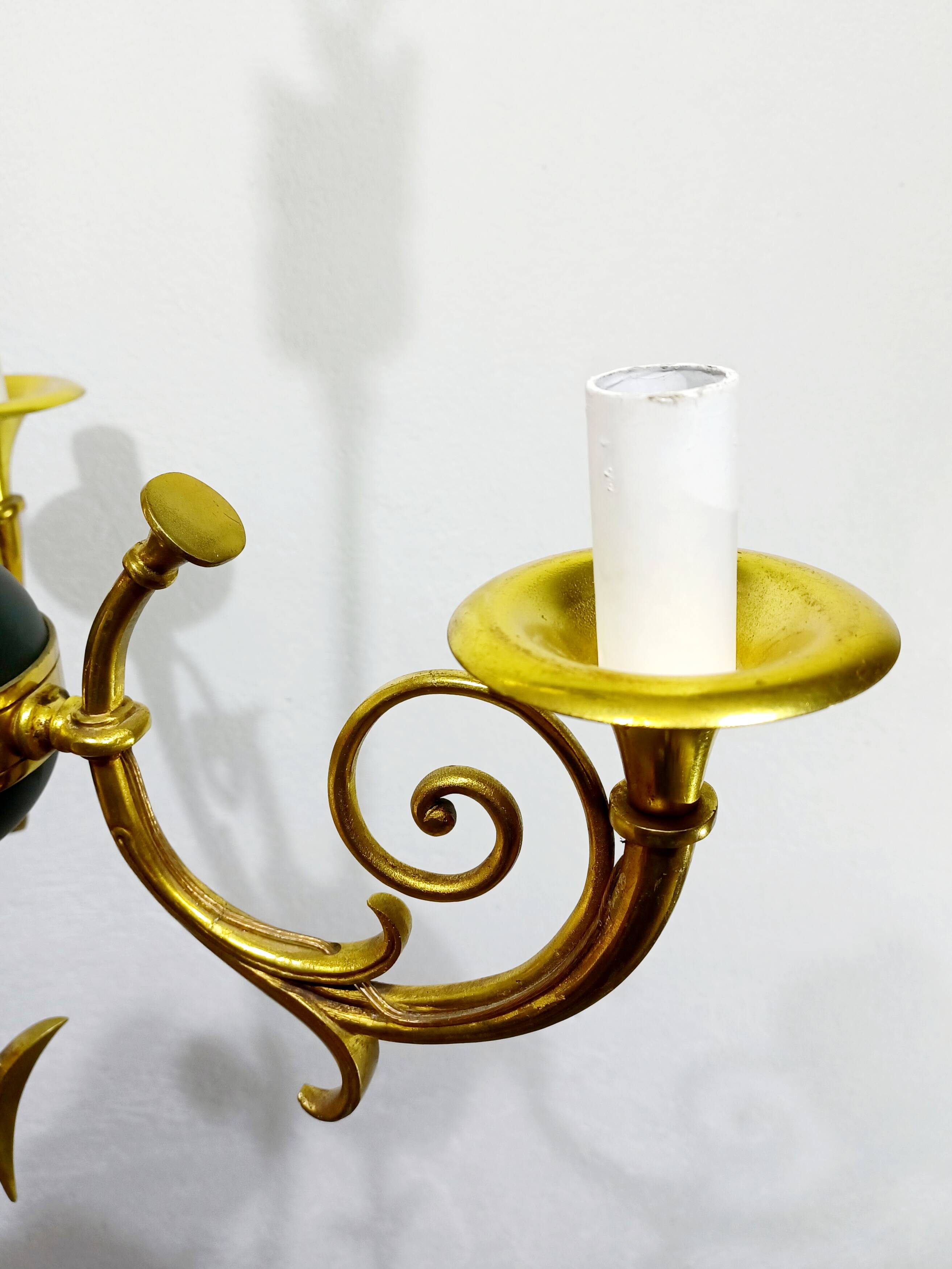 Empire Arrow Chandelier 3 Lights Bronze