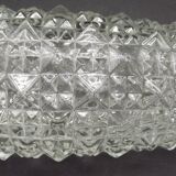 Pair of Vintage Cut Glass Retro Replacement Shades for Chandeliers/Wall Lights