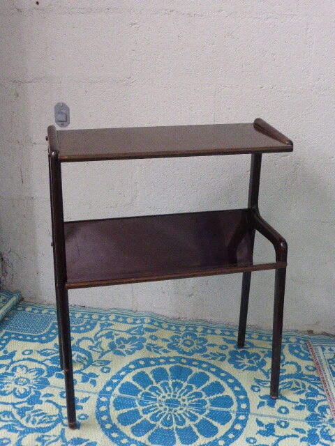 Table is varnished wood magazines