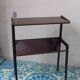 Table is varnished wood magazines
