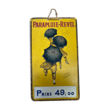 Carton parapluie revel no tôle publicitaire ancienne pub cappiello
