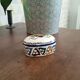 Vintage Moroccan porcelain candy box