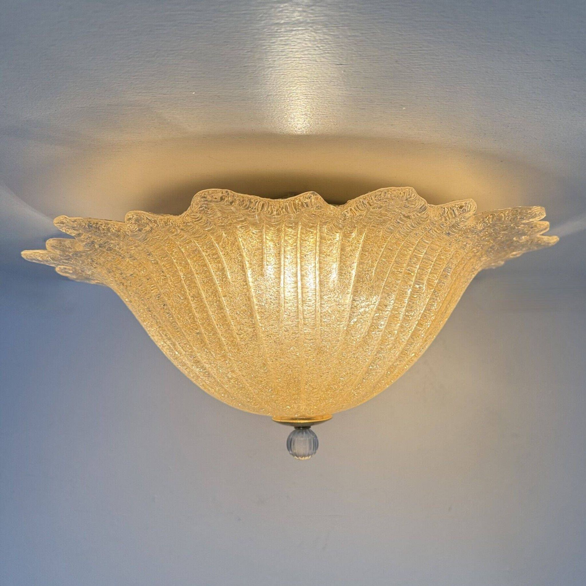 Mid-century Murano glass Italian ceiling lamp, 1970s