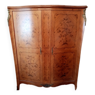 Rosewood cabinet Louis XV style