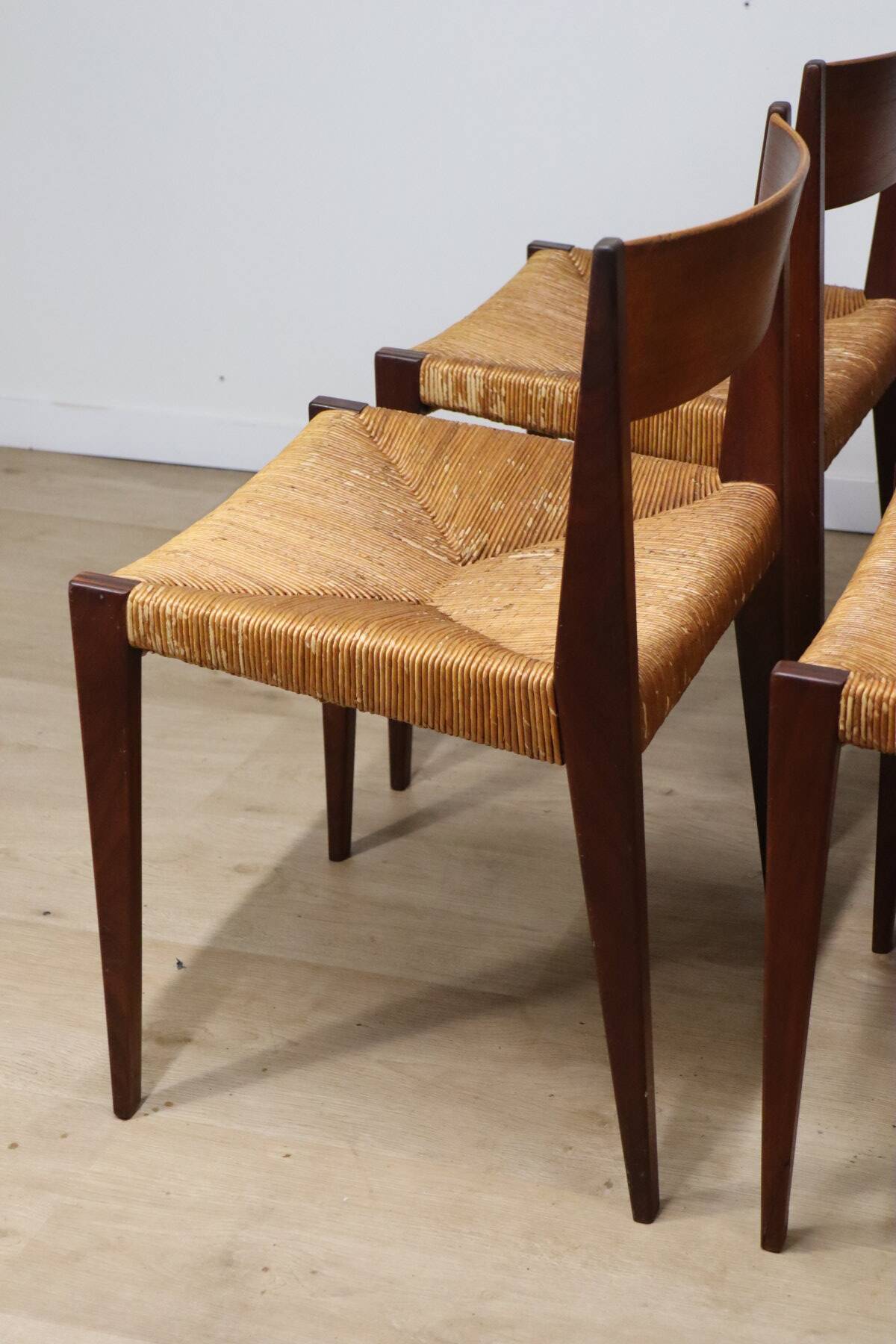 Set of 4 Scandinavian chairs, "Pia" model, by Poul Cadovius, 1960