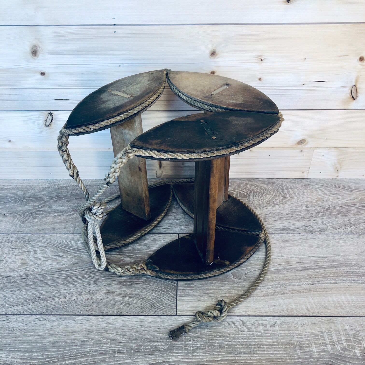 Shelf - old boat ladder