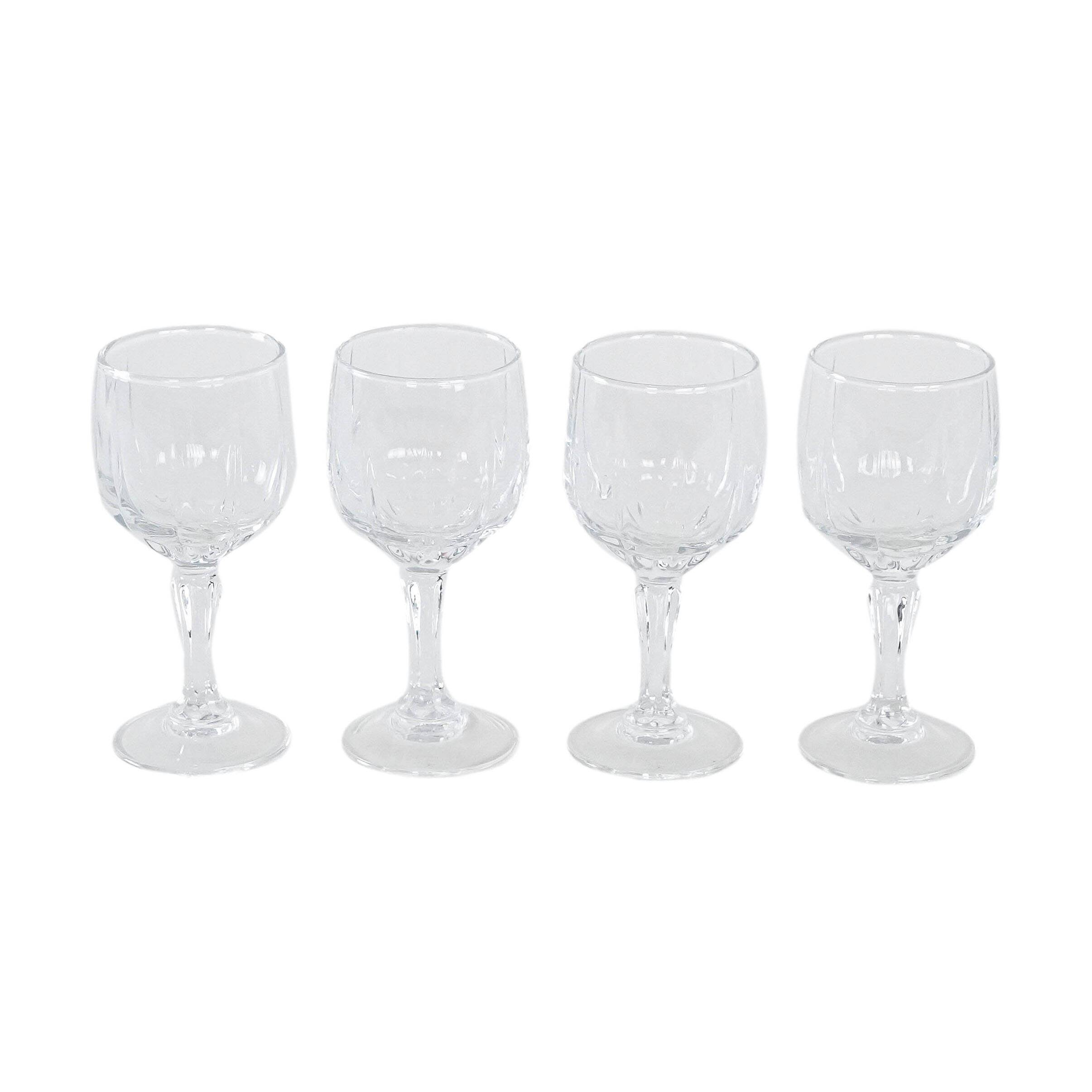 Set of four glasses, Danish design, 1970s, manufactured in Denmark
