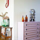 Commode rose type art déco