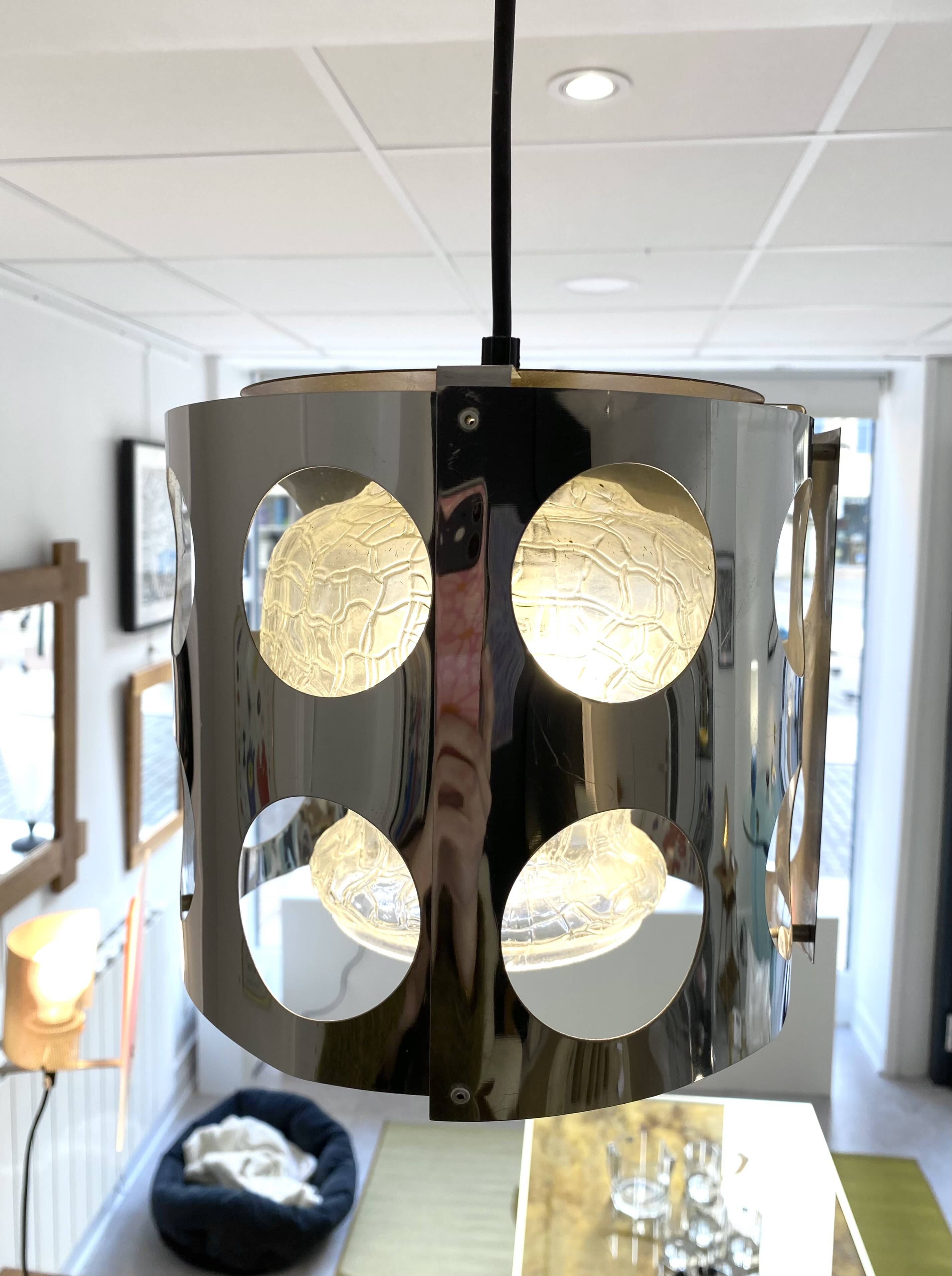 1970 spage age pendant light