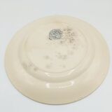 Flat plates in faience Land of Fer Choisy Le Roi, year 50, dark blue décor