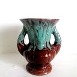 Vase céramique émaillée ADP, style Vallauris