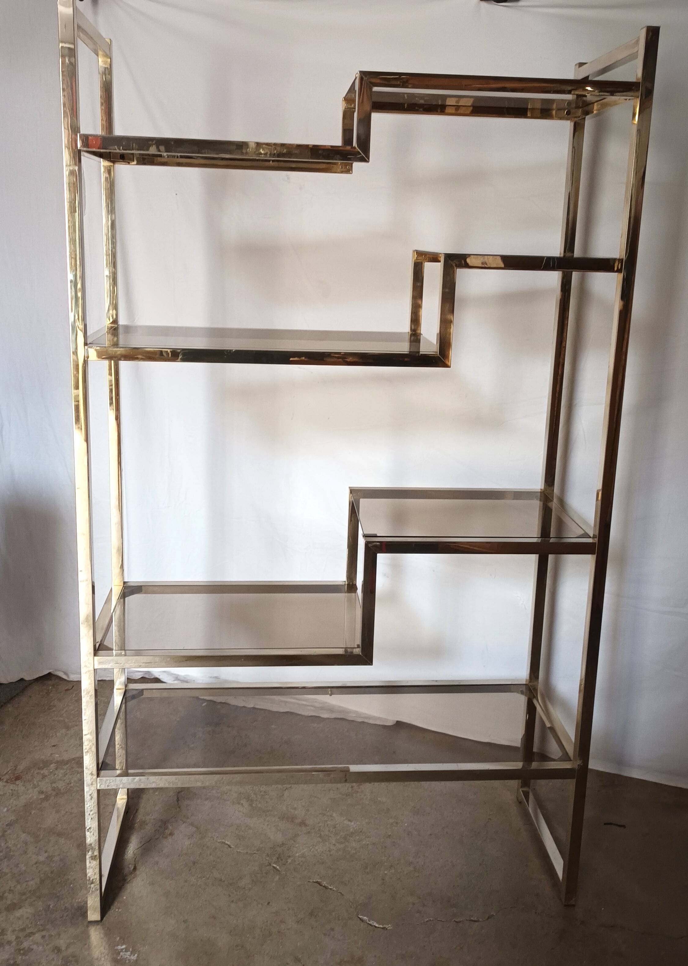 1970s shelf attributed to Willy Rizzo.