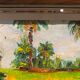 Old painting, oriental landscape, signed M Gourloo 20th century