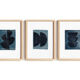 Trio de peintures sur papier signées Eawy