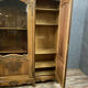 Armoire bibliothèque louis xv rocaille en noyer vers 1880-1900