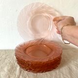 10 vintage dessert plates Vereco