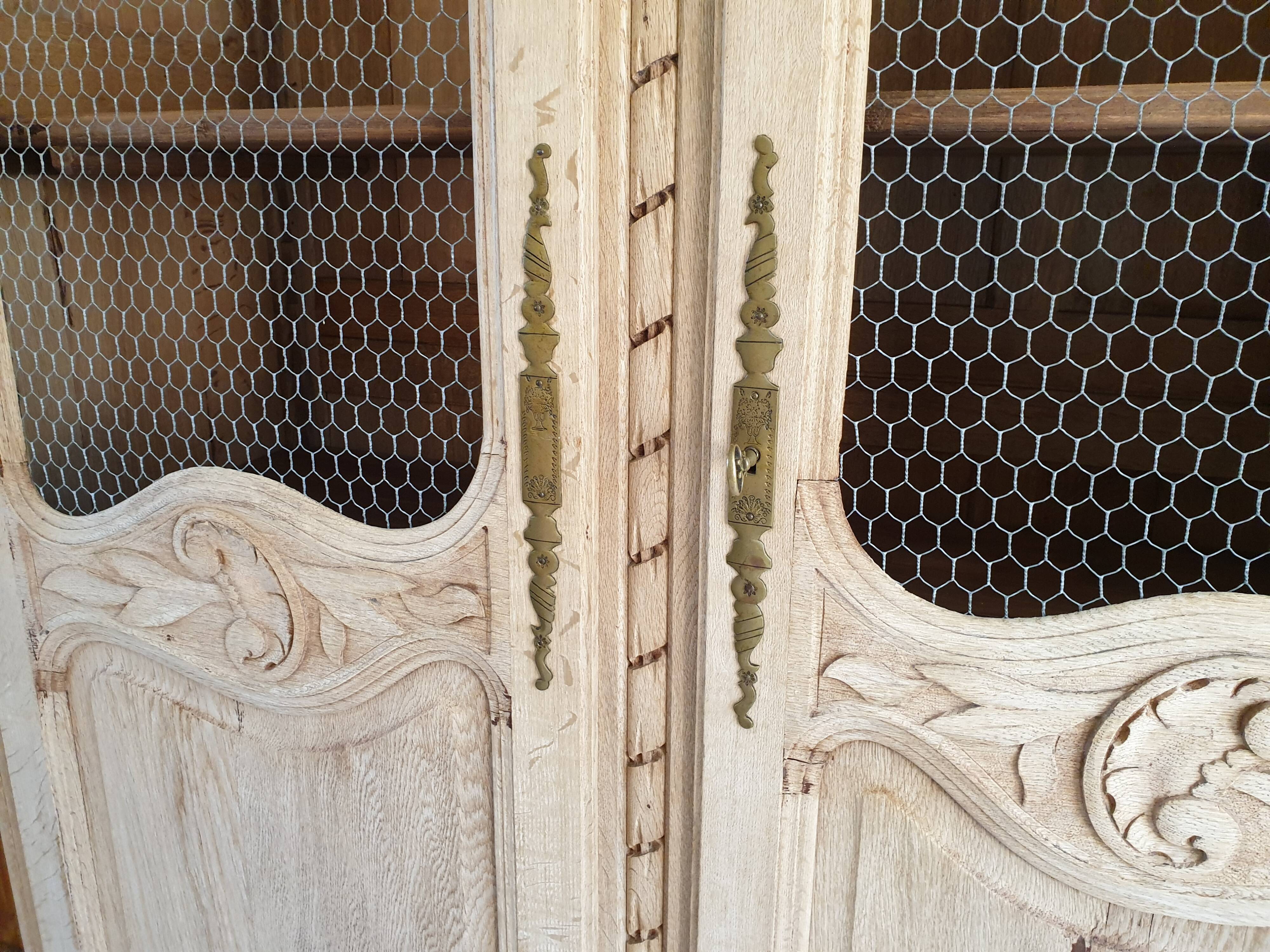 Louis XV style wardrobe washed