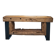 Banc rustique en chêne massif