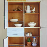 Top buffet in blue formica 60s