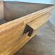 Large vintage wooden dough trough – 65 × 50 cm