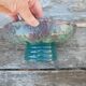 Vintage fruit bowl cab ceramic from bordeaux in green terracotta.