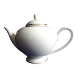 White porcelain teapot