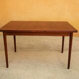 Scandinavian teak expandable dining table by Farstrup Mobelfabrik editions