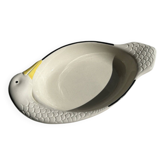 Large Italian goose-shaped dish 49cm