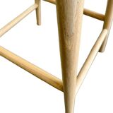 Solid wood stool