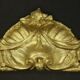 Large 19th century Louis XV style pediment - bronze signed Poix Blin
