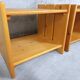Pair of vintage pine bedside tables 70s 80s