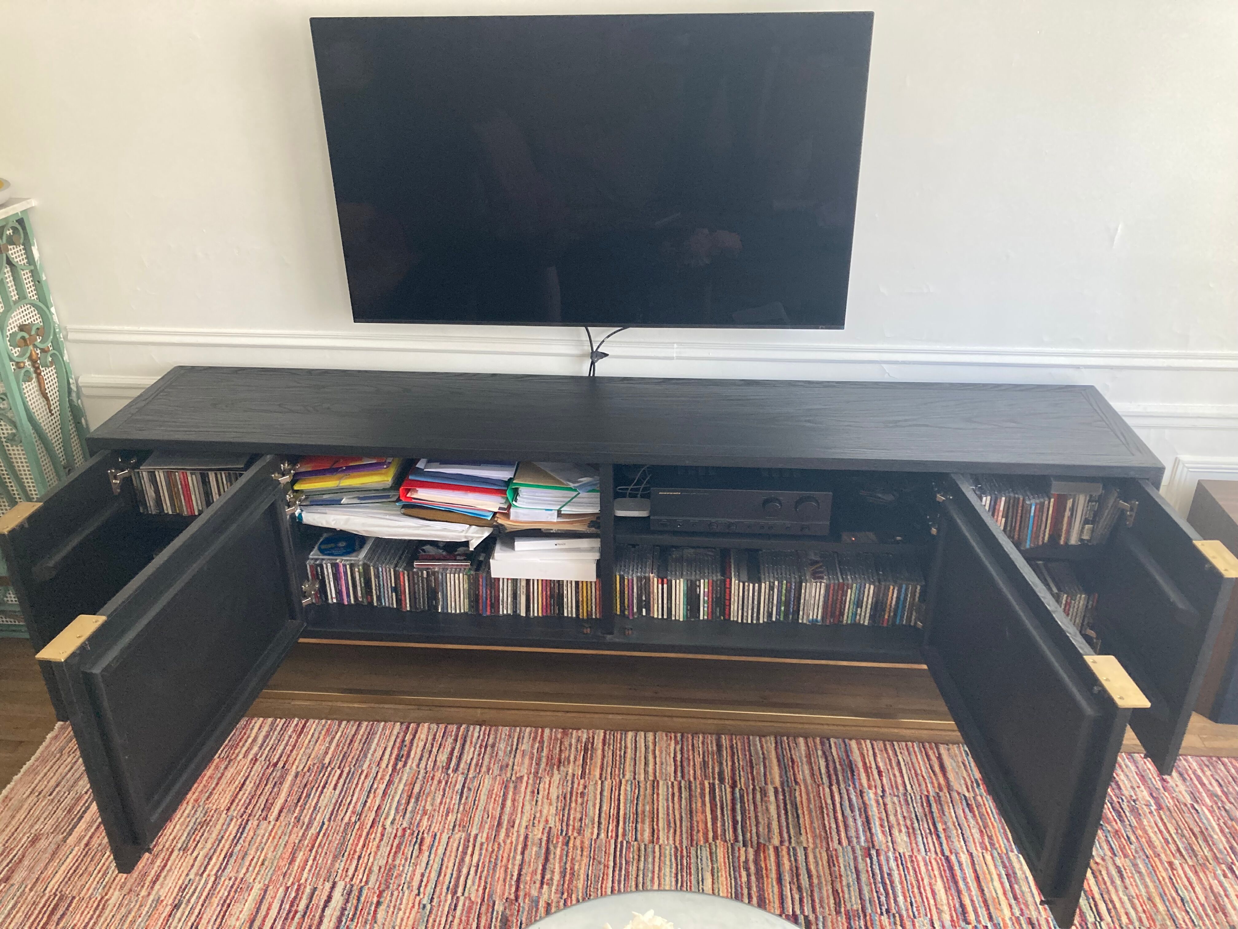 TV stand in oak 240 cm (manufacturer Tikamoon)