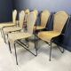 Wicker chairs by Frederick Weinberg, 1960s, set of 7