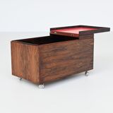 Poul Norreklit dry bar in rosewood Dyrlund Denmark 1960