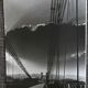 Photograph black and white silver print circa 1970 landscape bridge