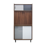 Secrétaire modulable en teck des années 70