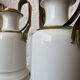 Old Paris porcelain vases from the 19th century