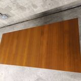 Scandinavian vintage telescopic extendable teak table 1970
