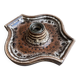 Vintage Fat Lava ceramic Hustadt Leuchten wall lamp