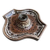 Lampe murale vintage en céramique Fat Lava de Hustadt Leuchten