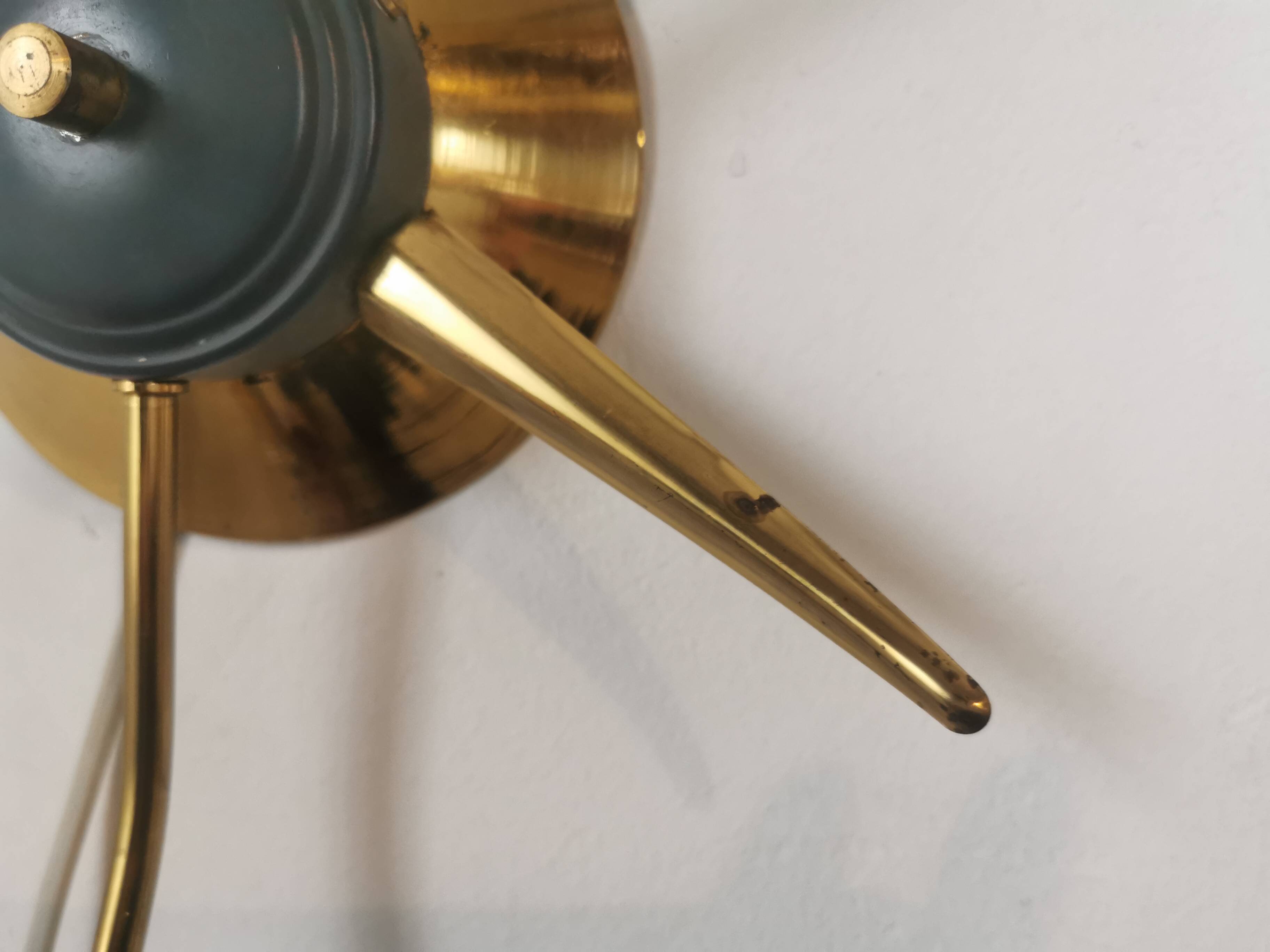 Brass Sputnik ceiling or wall light