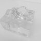 Sculptural ashtray in clear glass, Puzzle model, design Bertil Vallien, B