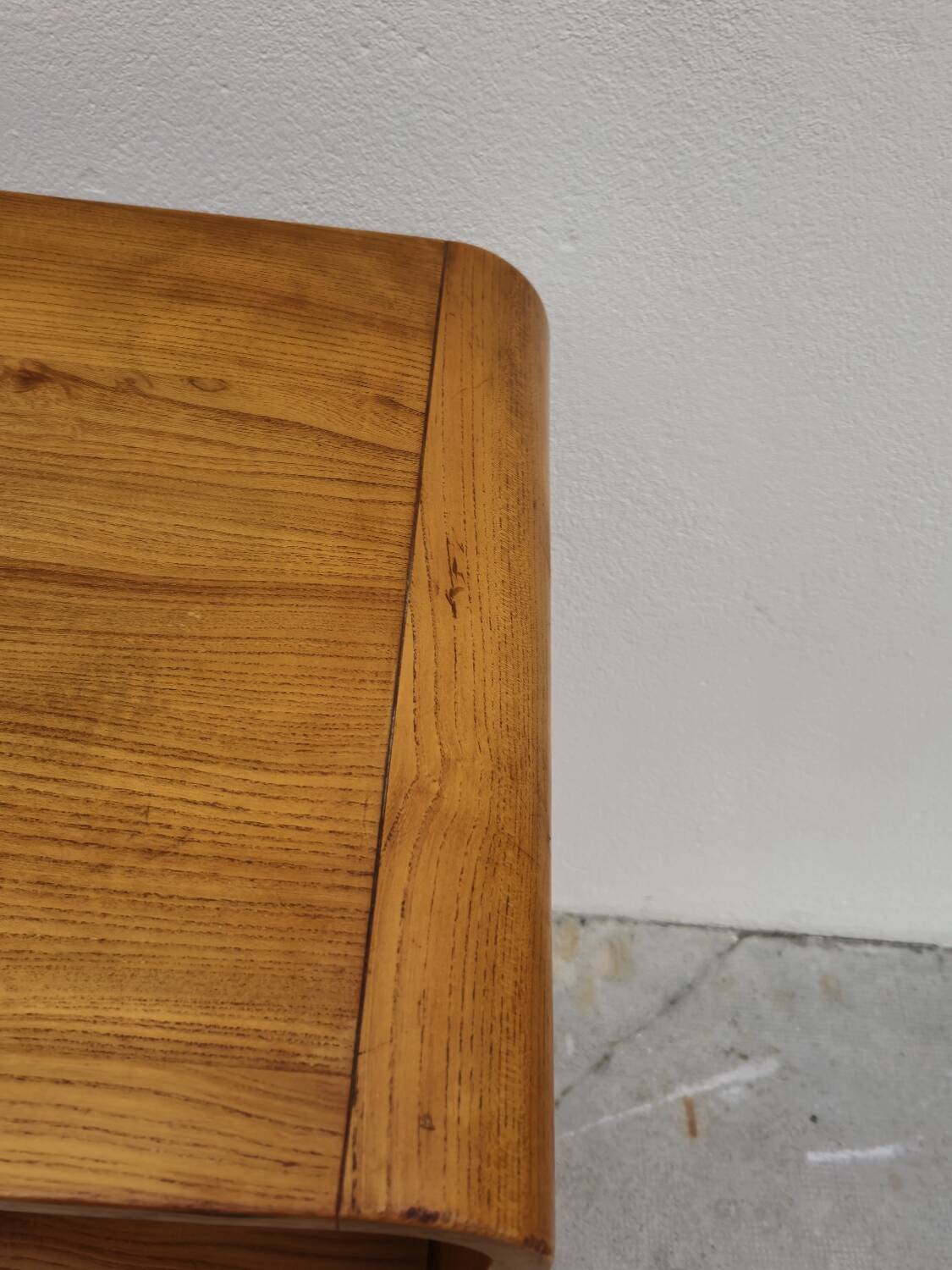 Maison Regain hi-fi storage unit in vintage elm