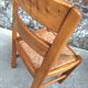 Maison Regain, duo de chaises en orme massif, meubles sièges vintage