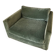 Fauteuil une place et demie Home Spirit en velours vert
